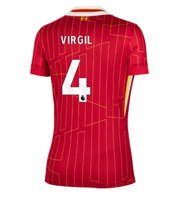 Liverpool Virgil van Dijk #4 Hemmatröja Kvinnor 2024-25 Kortärmad